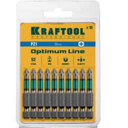 KRAFTOOL Optimum PZ1, 50 мм, 10 шт, биты (26124-1-50-10) - 2