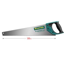 KRAFTOOL Alligator Precision 13, 500 мм, ножовка для точного реза (15225-50) - 9
