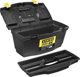 STAYER VEGA-24, 610 х 320 х 300 мм, (24"), пластиковый ящик для инструментов (38105-21) - 2