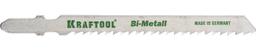 KRAFTOOL  T127DF, EU-хвост., по мягкому металлу Bi-Met, шаг 3 мм, 75 мм, 2 шт, полотна для лобзика (159556-3) - 1