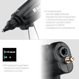 KRAFTOOL Industrial 300, d 11 - 12 мм, 45 г/мин, электрический термоклеевой пистолет (06842) - 5