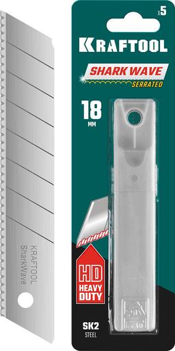 KRAFTOOL 18 мм, 5 шт, сегментированные лезвия (09604-18-S5) - 3