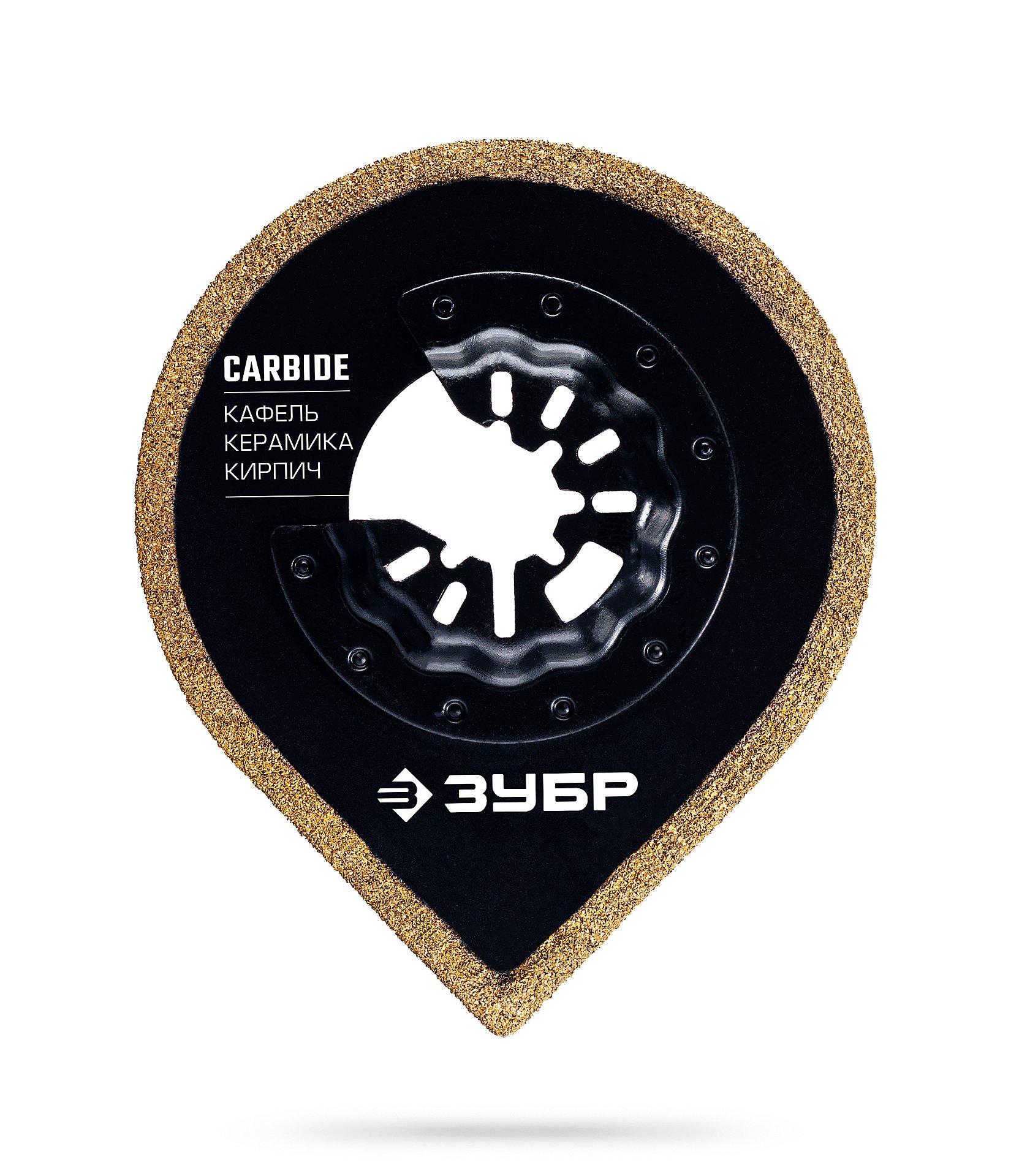 ЗУБР CARBIDE ВК8 Р60, 70x1.8 мм полотно дисковое угловое с твердосплавной крошкой: керамика, кирпич, пенобетон, StarQuick (15579-70)