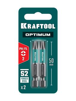 KRAFTOOL OPTIMUM PH/FL 2, 50 мм, 2 шт, биты (261221-2-50-2) - 4