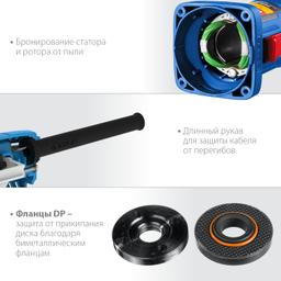 ЗУБР 900 Вт, d125 мм, УШМ, Профессионал (УШМ-П125-900) - 7