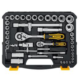 STAYER AUTO 94, 94 предм., (1/2"+1/4"), универсальный набор инструмента, Professional (27760-H94) - 7