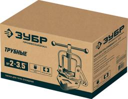 ЗУБР 3.5", трубные откидные тиски, Профессионал (32611-2) - 3