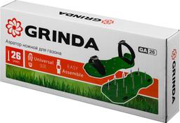 GRINDA GA-26, 26 стальных шипов, длина 50 мм, для газона, ножной аэратор (422111) - 2