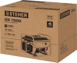 STEHER 1200 Вт, бензиновый генератор (GS-1500) - 3