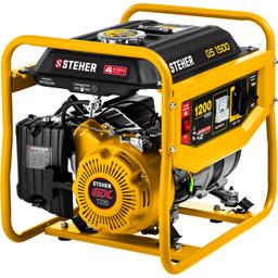 STEHER 1200 Вт, бензиновый генератор (GS-1500) - 9