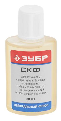 ЗУБР  30 мл, нейтральный флюс, СКФ (55478-030) - 1