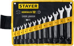 STAYER HERCULES, 12 шт, 6 - 22 мм, набор комбинированных гаечных ключей, Professional (27081-H12) - 1