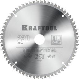 KRAFTOOL Multi Material, 230 х 30 мм, 64Т, пильный диск по алюминию (36953-230-30) - 1