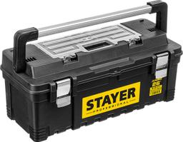 STAYER JUMBO-26, 650 x 280 x 270 мм, (26"), пластиковый ящик для инструментов, Professional (38003-26) - 1