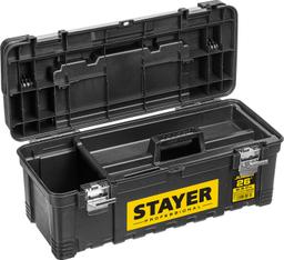 STAYER JUMBO-26, 650 x 280 x 270 мм, (26"), пластиковый ящик для инструментов, Professional (38003-26) - 5