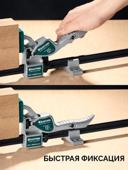 KRAFTOOL Quick VISE-CLAMP быстрозажимная рычажная cтрубцина-тиски (32311) - 5