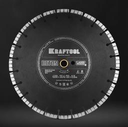 KRAFTOOL BETON 400 мм (25.4/20 мм, 12х3.6 мм), алмазный диск (36686-400) - 5