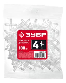 ЗУБР 4 мм, 100 шт, крестики для плитки (33811-4) - 2