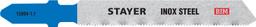 STAYER T118GF, T-хвост., Bi-Metal, по металлу 0.5-1.5 мм, шаг зуба 1.1 мм, раб. длина 50 мм, 2 шт, полотна для лобзика, Professional (15994-1.1) - 1