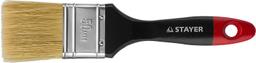 STAYER Universal, 50 мм, 2", светлая, натуральная щетина, деревянная ручка, все виды ЛКМ, плоская кисть, Professional (0104-050) - 3