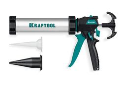 KRAFTOOL ULTRA 310 мл, прямой забор, регулировка силы давления, вариативная антикапельная система, закрытый пистолет для герметика (06677-31) - 1
