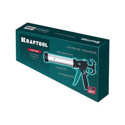 KRAFTOOL ULTRA 310 мл, прямой забор, регулировка силы давления, вариативная антикапельная система, закрытый пистолет для герметика (06677-31) - 10