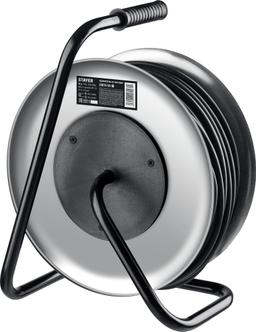 STAYER PRO-325, КГ, 3 х 2.5 мм2, 50 м, 4000 Вт, IP44, силовой удлинитель на стальной катушке (55076-50) - 3