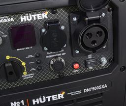 Инверторный генератор Huter DN7500SXA (электростартер) - 8