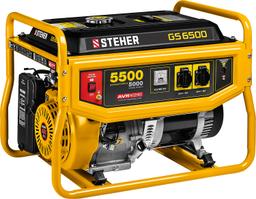 STEHER 5500 Вт, бензиновый генератор (GS-6500) - 1