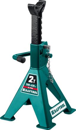 KRAFTOOL S-PIN, 2 т, 290 - 420 мм, усиленная страховочная подставка со штифтом (43465-2) - 1