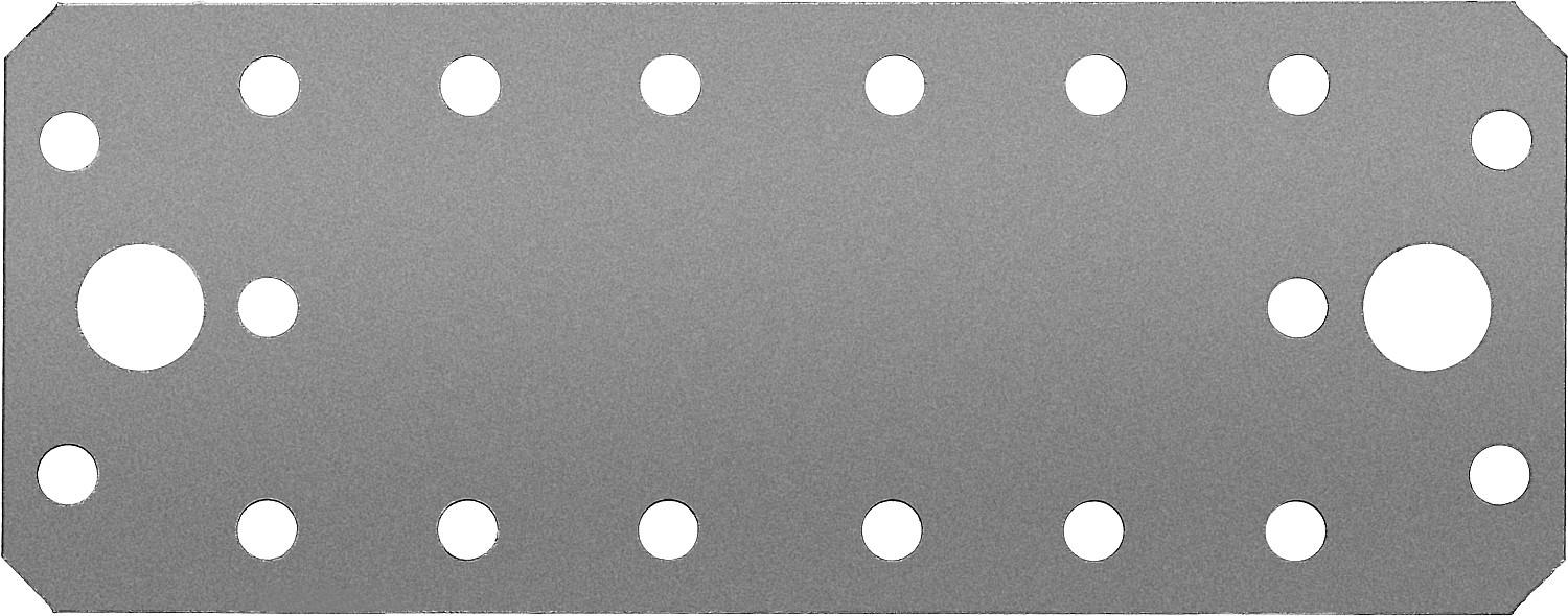 ЗУБР КП-2.5, 140 x 55 x 2.5 мм, цинк, крепежная пластина (31023-140)