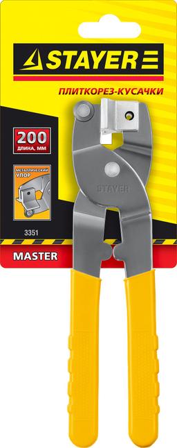 STAYER 200 мм, металлический, карбид вольфрама, плиткорез-кусачки (3351) - 2