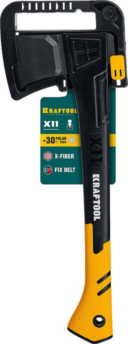 KRAFTOOL X11, 1100/1400 г, в чехле, 450 мм, топор-колун (20660-11) - 3
