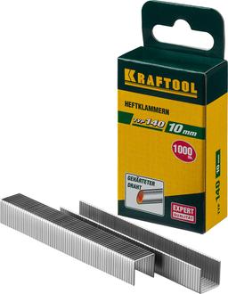 KRAFTOOL  тип 140 (G/11/57) 10 мм, 1000 шт, калибр 20GA, скобы для степлера (31680-10) - 1