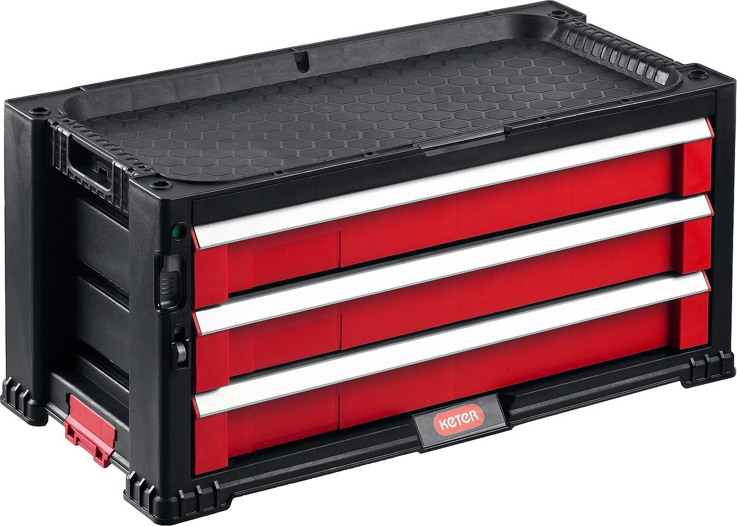 KETER  DRAWER-3, 562 х 289 х 262 мм, (22"), ящик с 3 выдвижными полками (38381-3)