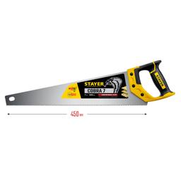 STAYER Cobra 7, 450 мм, универсальная ножовка, Professional (1510-45) - 7