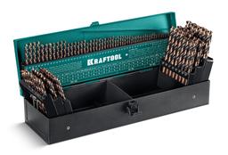KRAFTOOL Cobalt, 118 шт, (1-13 мм), сталь М42, HSS-Co(8%), набор сверл по металлу (29656-H118) - 1