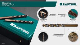 KRAFTOOL Cobalt, 118 шт, (1-13 мм), сталь М42, HSS-Co(8%), набор сверл по металлу (29656-H118) - 6