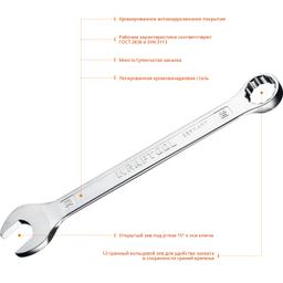 KRAFTOOL 30 мм, комбинированный гаечный ключ (27079-30) - 3