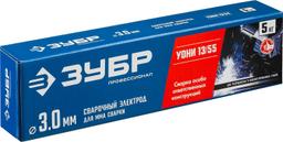 ЗУБР  Д 3.0 х 350 мм, 5 кг в коробке, УОНИ 13/55 с основным покрытием, электрод сварочный, Профессионал (40025-3.0) - 2