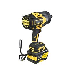 HCD201300BLC Гайковерт удар б/щ Hanskonner PLATINUM,18В,1BatterySystem, 1300Нм, 3/4",акк 6Ач+ЗУ - 6