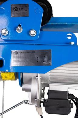 С ТЕЛЕЖКОЙ таль электрическая TOR PA 600/1200 кг 20/10 м (серия N)# - 5