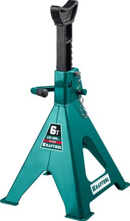 KRAFTOOL S-PIN, 6 т, 415 - 605 мм, усиленная страховочная подставка со штифтом (43465-6) - 1