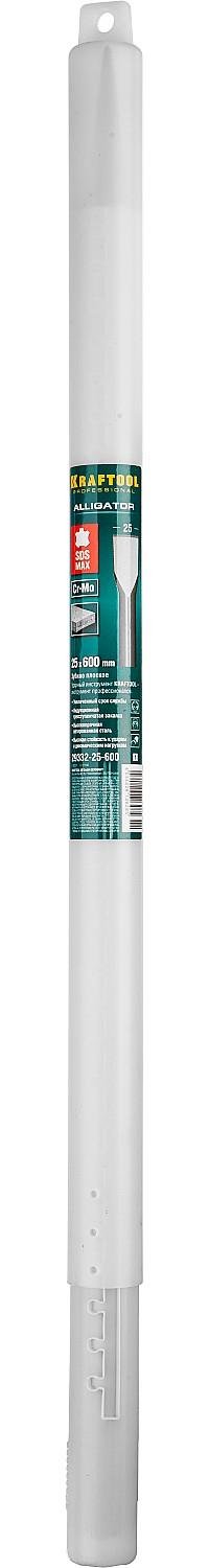 KRAFTOOL Alligator, 25 х 600 мм, SDS-max, плоское зубило (29332-25-600) - 2