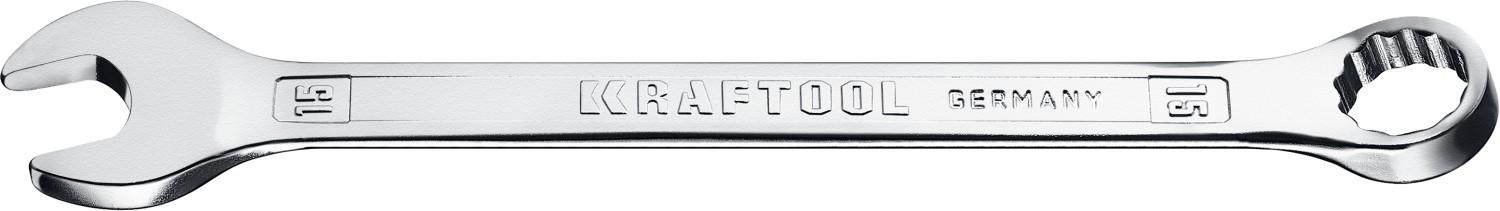 KRAFTOOL  15 мм, комбинированный гаечный ключ (27079-15)