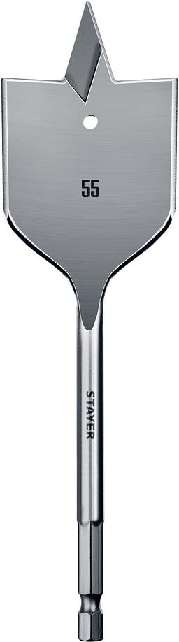 STAYER Flat, 55 x 152 мм, перовое, cверло по дереву (2950-55) - 1