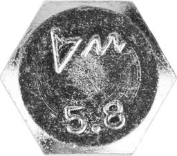 ЗУБР  ГОСТ 7798-70, кл. пр. 5.8, M12 х 60 мм, цинк, 5 кг, болт (303080-12-060) - 2