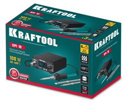 KRAFTOOL KPI-10, 50 - 480°C, 100 Вт, 3 жала Т12, программируемая паяльная станция (55343) - 2