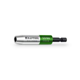 KRAFTOOL FIX-TORQ 3.0 Нм динамометрический адаптер для бит (64035-3.0) - 1