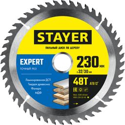 STAYER Expert, 230 x 32/30 мм, 48T, точный рез, пильный диск по дереву (3682-230-32-48) - 1